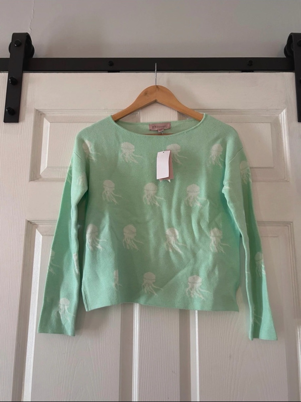 Mint Green Jellyfish Sweater